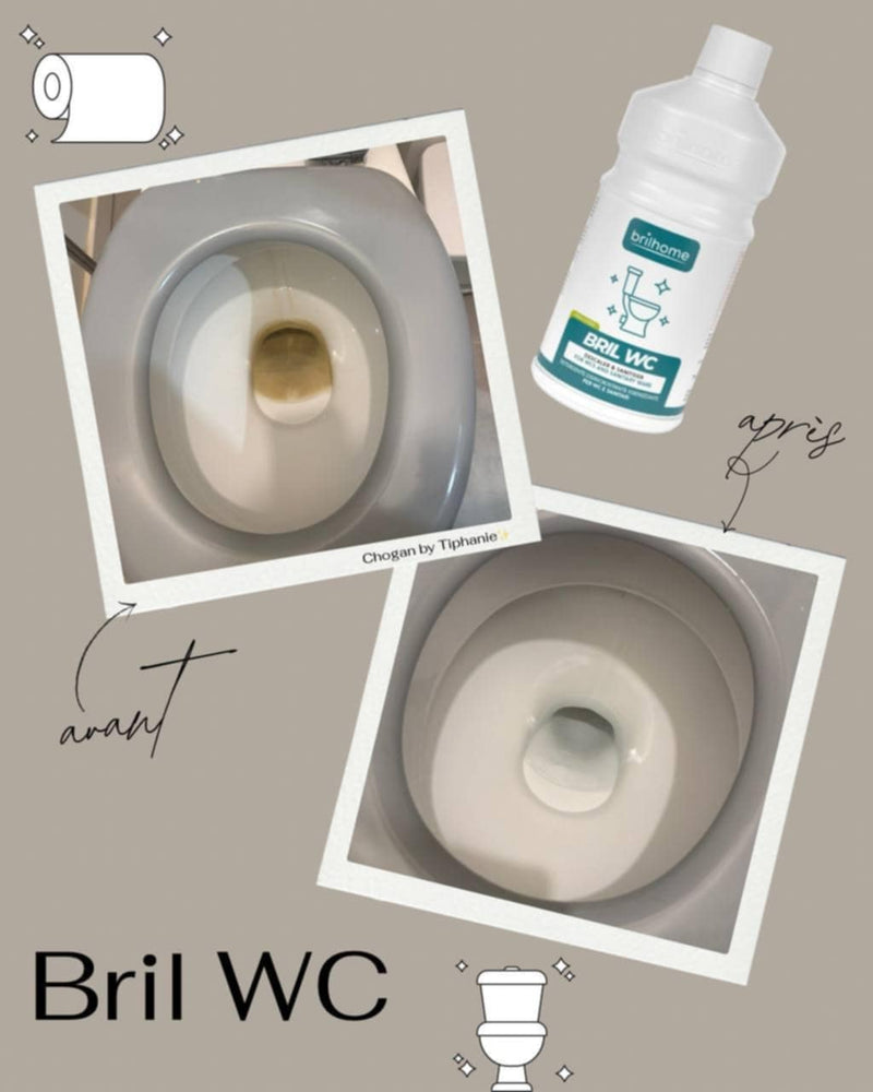 BRIL WC - Détergent détartrant concentré à action blanchissante