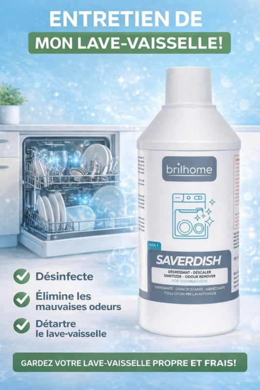 Saverdish - Nettoyant pour l'entretien des lave-vaisselle