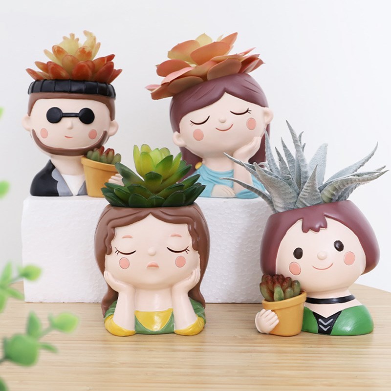 Petits pots pour plantes succulentes de jardin ou intérieur