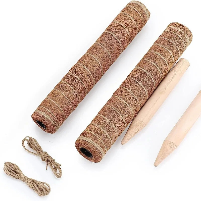 Tuteurs extensibles et déformables pour plantes grimpantes en cocotier