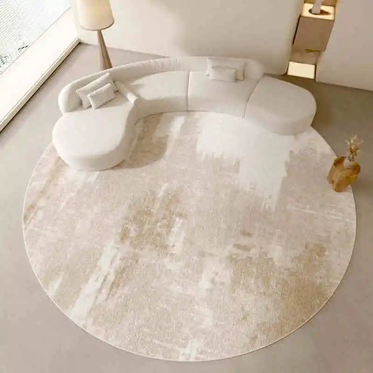 Tapis Maillard, tapis rond