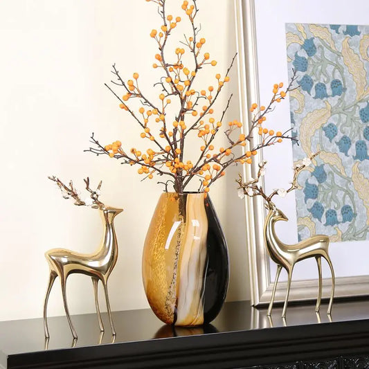 Vase moderne et épuré en verre