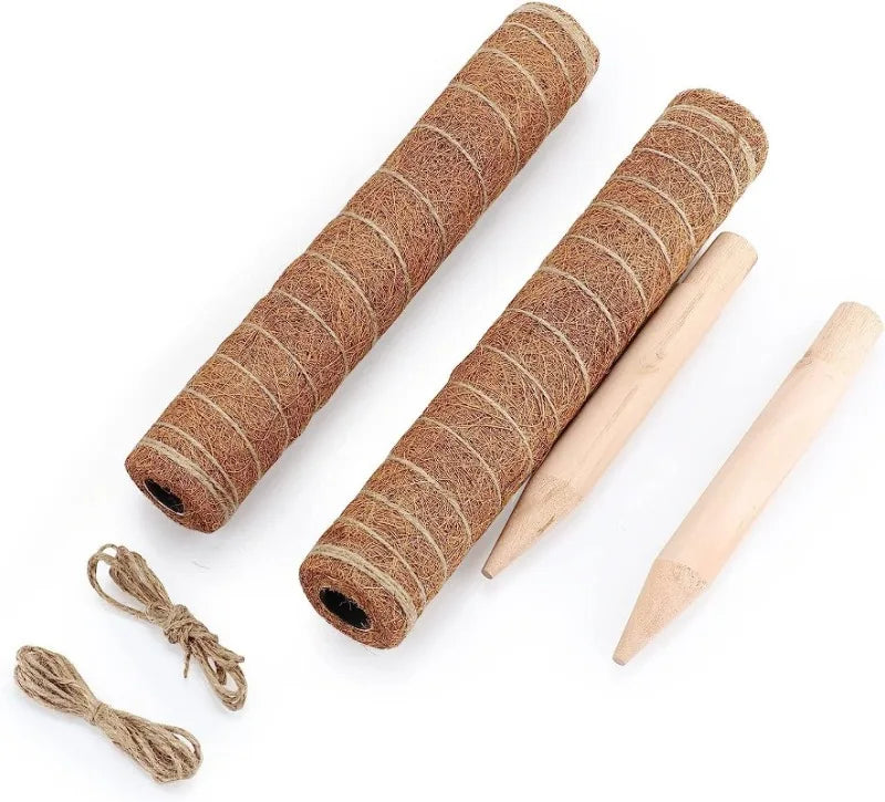 Tuteurs extensibles et déformables pour plantes grimpantes en cocotier