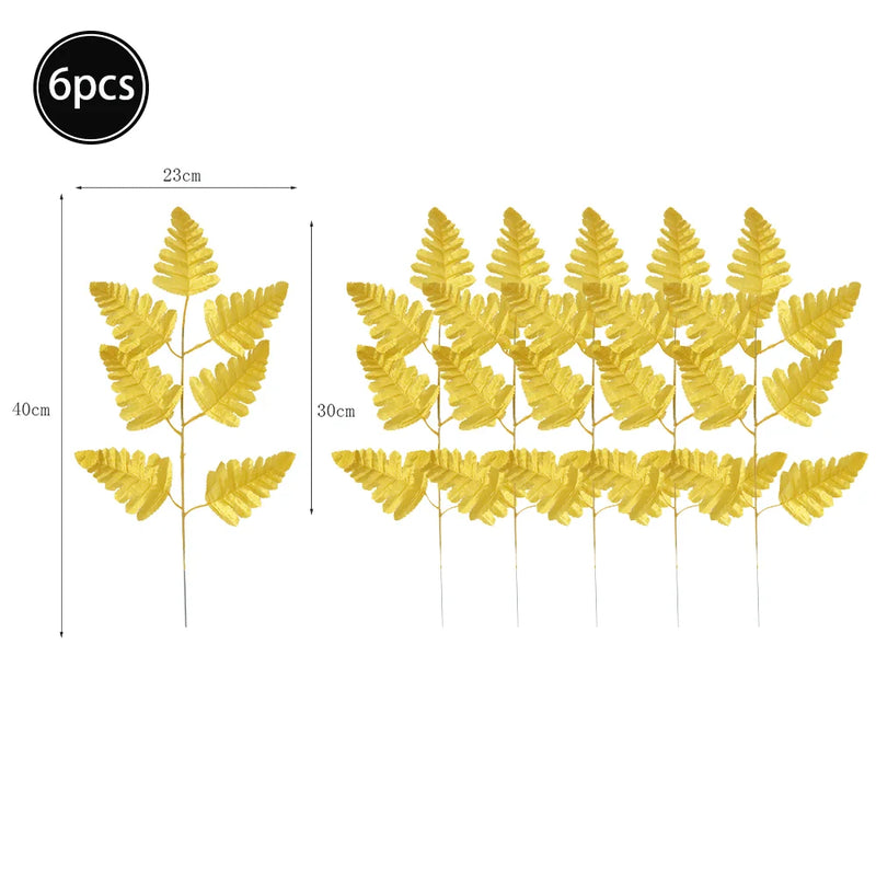 Feuilles artificielles de palmier tropical, feuilles de monstera,feuillage de jungle safarI