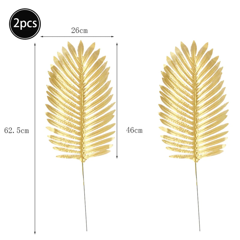 Feuilles artificielles de palmier tropical, feuilles de monstera,feuillage de jungle safarI