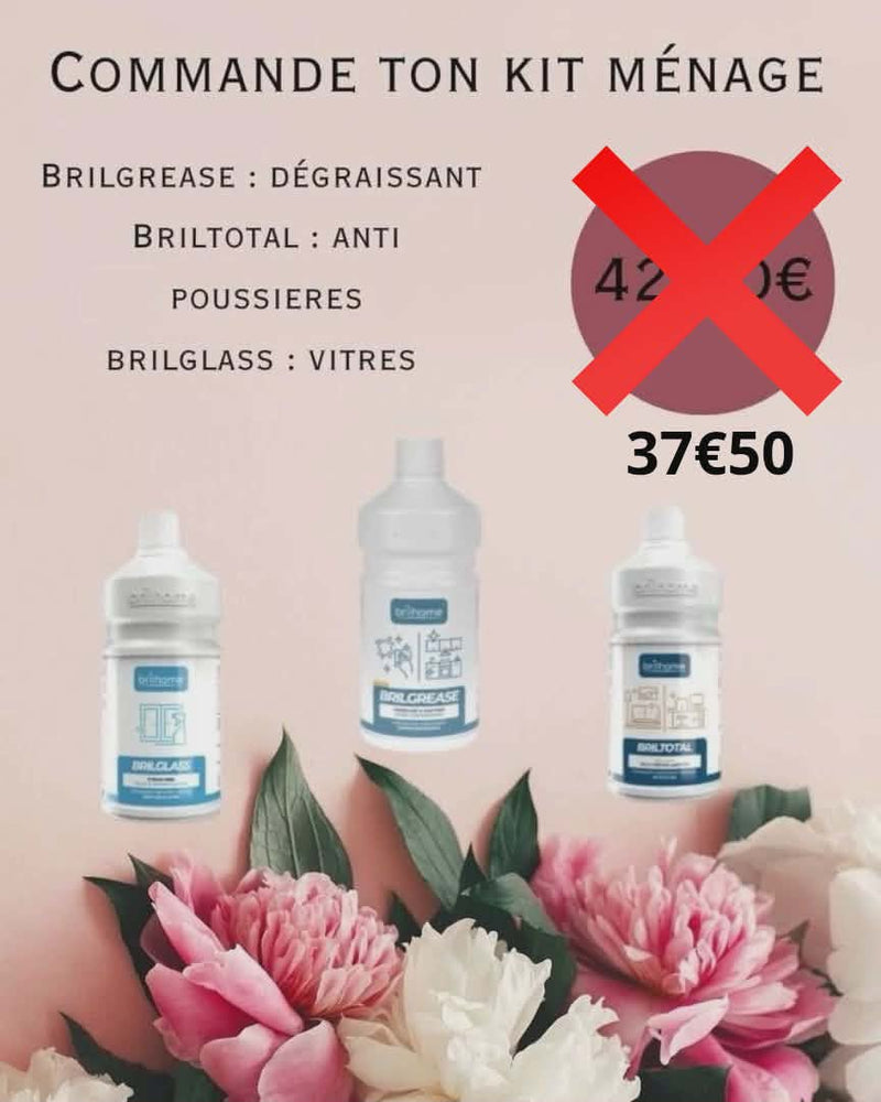 Votre Kit Ménage 3 produits d'entretiens Bio - Offre découverte